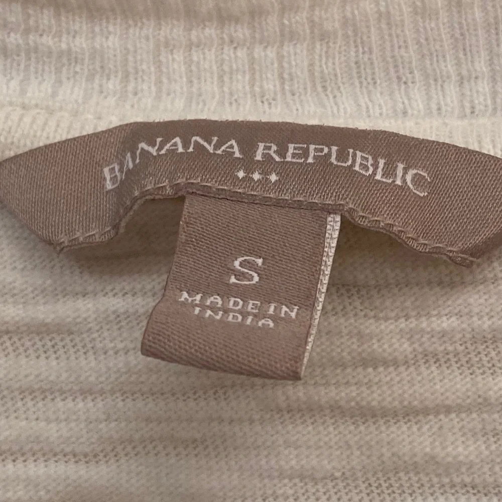 Banana Republic Factory Top Womens Sz Small Lightweight Cotton Stripe Nautical - Picture 6 of 8
